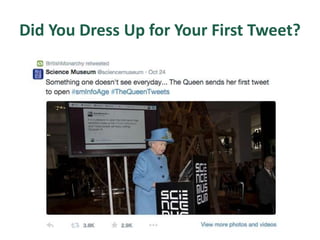 Did You Dress Up for Your First Tweet?
 