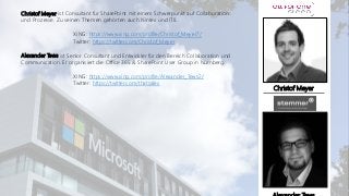 Experteninterview: „Nutzerzentrierte Einführung von Office 365" mit Christof Meyer und Alexander Tews
