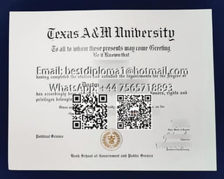 How to Buy a Fake Texas A&M Diploma, Fake Texas A&M University Diploma