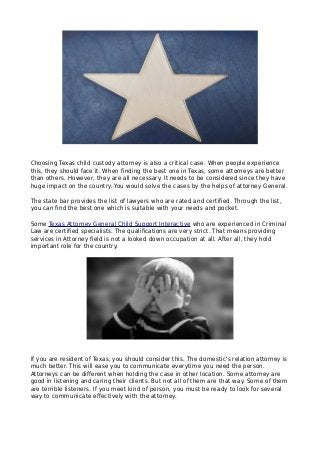 Texas Attorney General Child Support