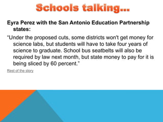 How might the budget cuts effect personnelJob incentive cuts