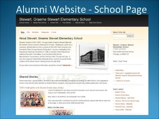 Alumni Website - School Page 