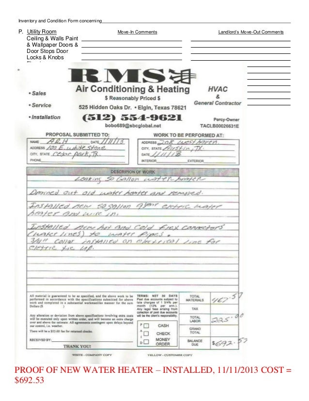 Texas realtor association inventory and move in condition form - ins…