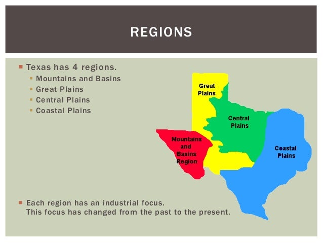 Texas Regions Industries Past Present And Subsistence - 