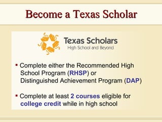 Texas Scholars | PPT