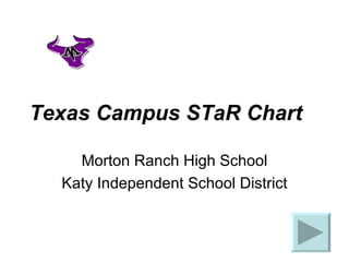 Texas Campus STaR Chart   Morton Ranch High School Katy Independent School District 