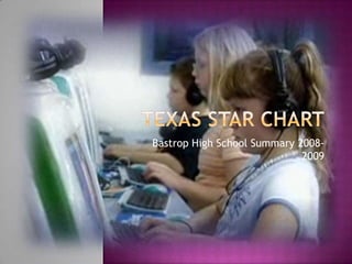 Texas star chart Bastrop High School Summary 2008-2009 