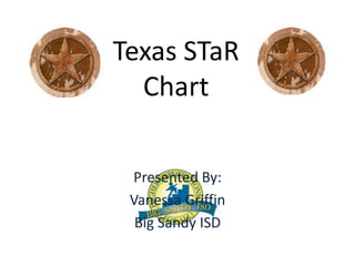 Texas STaR Chart Presented By: Vanessa Griffin Big Sandy ISD 