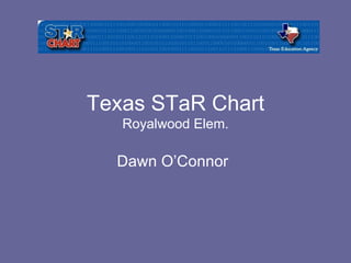 Texas STaR Chart Royalwood Elem. Dawn O’Connor 
