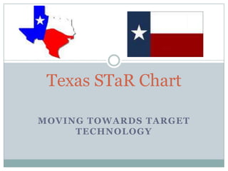 Texas STaR Chart Moving Towards Target Technology 