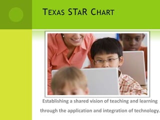 Texas STaR ChartEstablishing a shared vision of teaching and learning through the application and integration of technology.