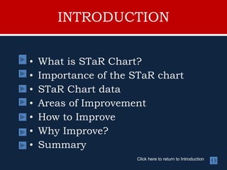 INTRODUCTION <ul><li>What is STaR Chart? </li></ul><ul><li>Importance of the STaR chart </li></ul><ul><li>STaR Chart data ...