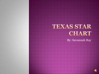 Texas Star Chart By: Savannah Ray 