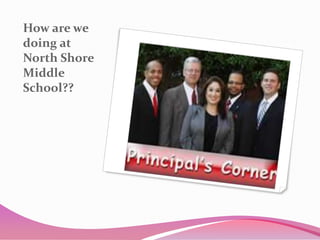 How are we doing at North Shore Middle School??