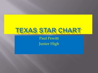 Texas STaR Chart Paul Pewitt Junior High  