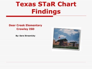 Texas STaR Chart Findings ,[object Object],[object Object],[object Object]
