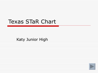 Texas STaR Chart Katy Junior High 