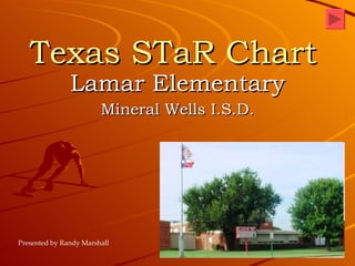 Texas STaR Chart   ,[object Object],[object Object],Presented by Randy Marshall 