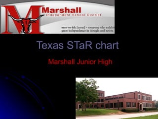 Texas STaR chart   Marshall Junior High 