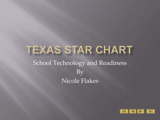 Texas STaR Chart School Technology and Readiness By Nicole Flakes 