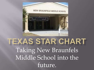 Texas StAr Chart Taking New Braunfels Middle School into the future. 