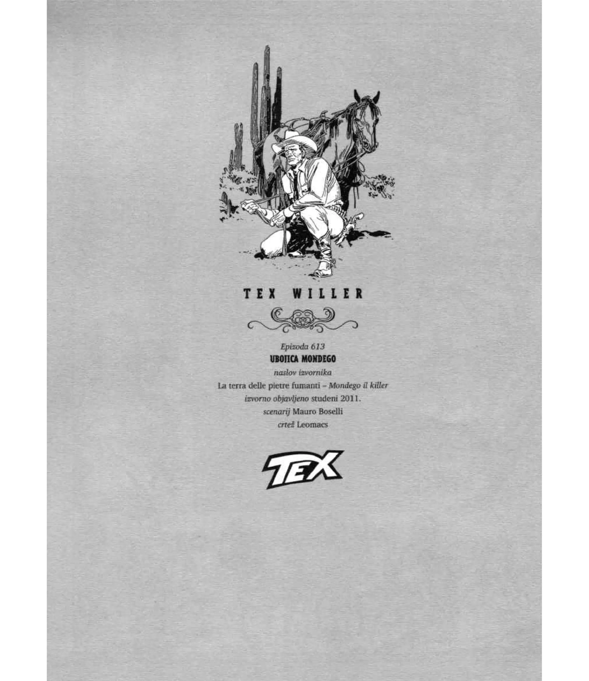 Tex LIB 080 - Ubojica Mondego