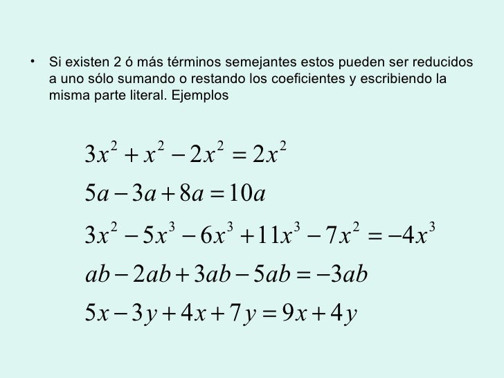 Expresiones Algebraicas