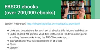 Texquest TexQuest Resources | PPTX
