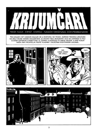 Tex sd 047 - Krijumčari