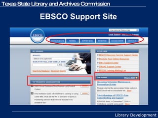 EBSCO Support Site 