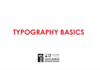 Typography Basics