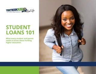 STUDENT
LOANS 101
What every student and parent
needs to know about funding
higher education.
 