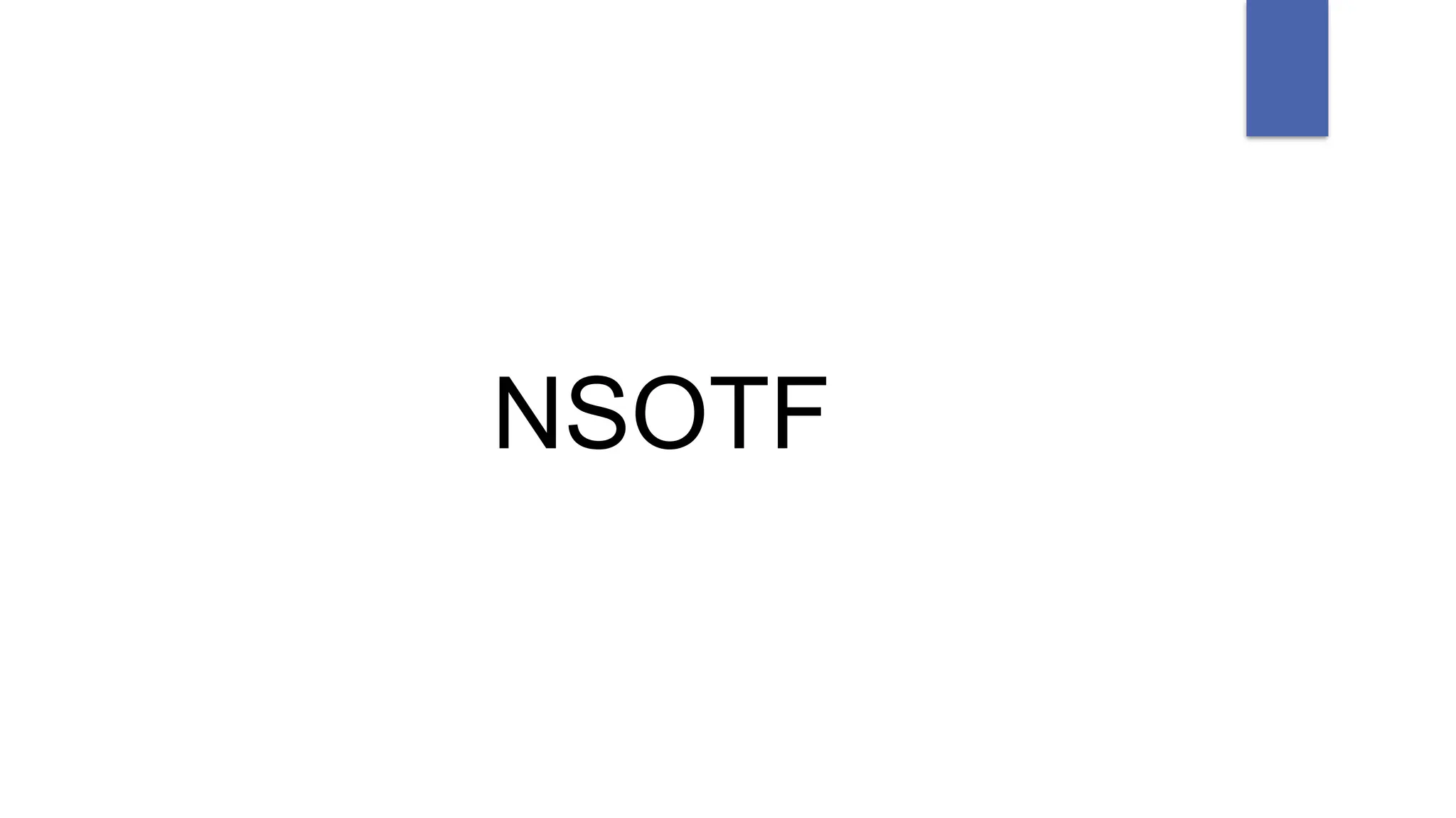 NSOTF
 