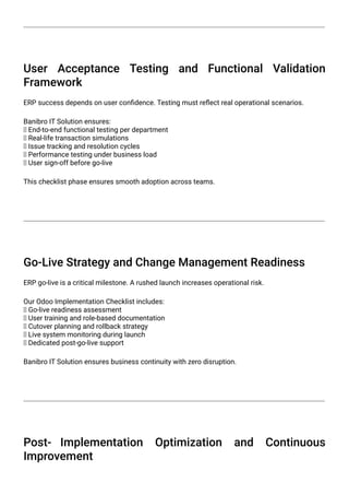 Odoo Implementation Checklist: A Strategic ERP Blueprint for Business ...