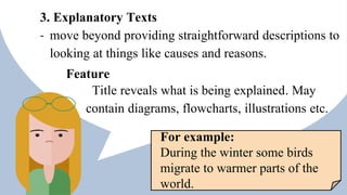 text type lesson in english powerpoint presentation | PPTX