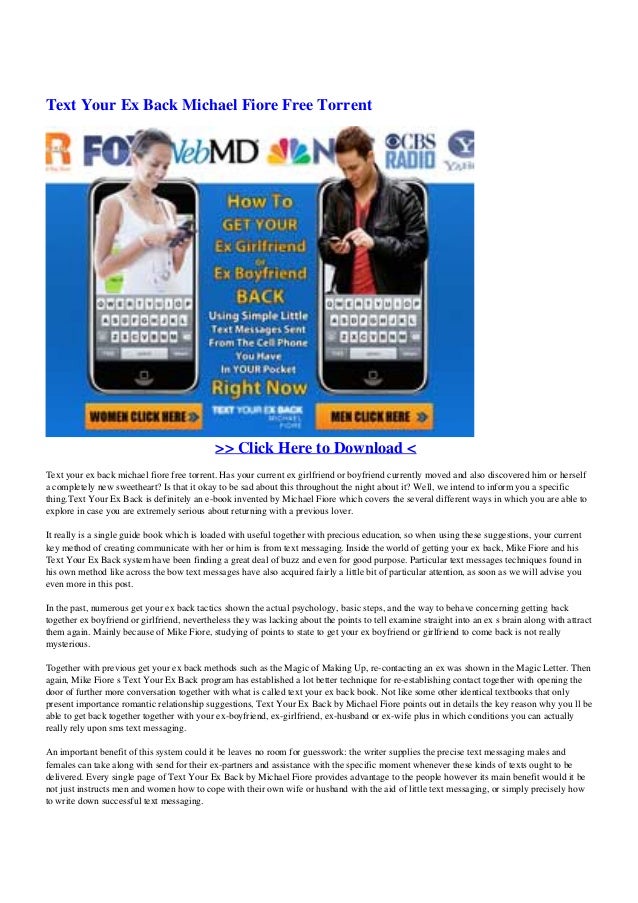 text your ex back michael fiore free text your ex back free