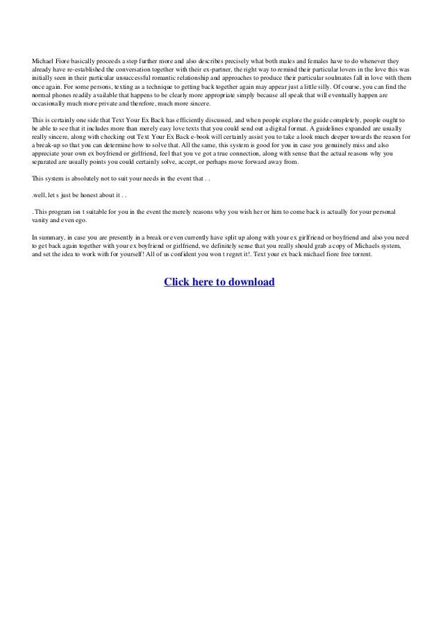 text your ex back michael fiore free text your ex back free