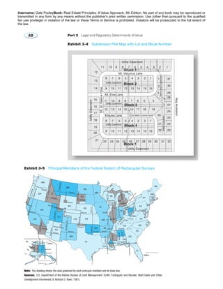Username: Gale PooleyBook: Real Estate Principles: A Value Approach, 4th Edition. No part of any book may be reproduced or 
transmitted in any form by any means without the publisher's prior written permission. Use (other than pursuant to the qualified 
fair use privilege) in violation of the law or these Terms of Service is prohibited. Violators will be prosecuted to the full extent of 
the law. 
2776258 2014/09/13 2.89.220.176 
 