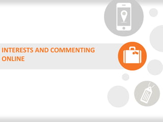 INTERESTS AND COMMENTING
ONLINE
 