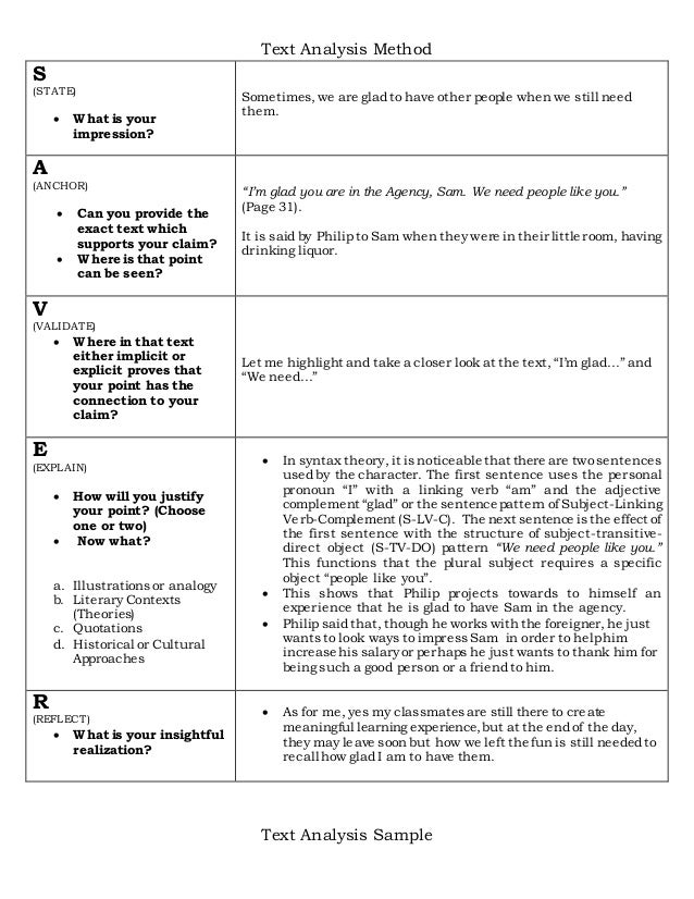 How To Do A Text Analysis