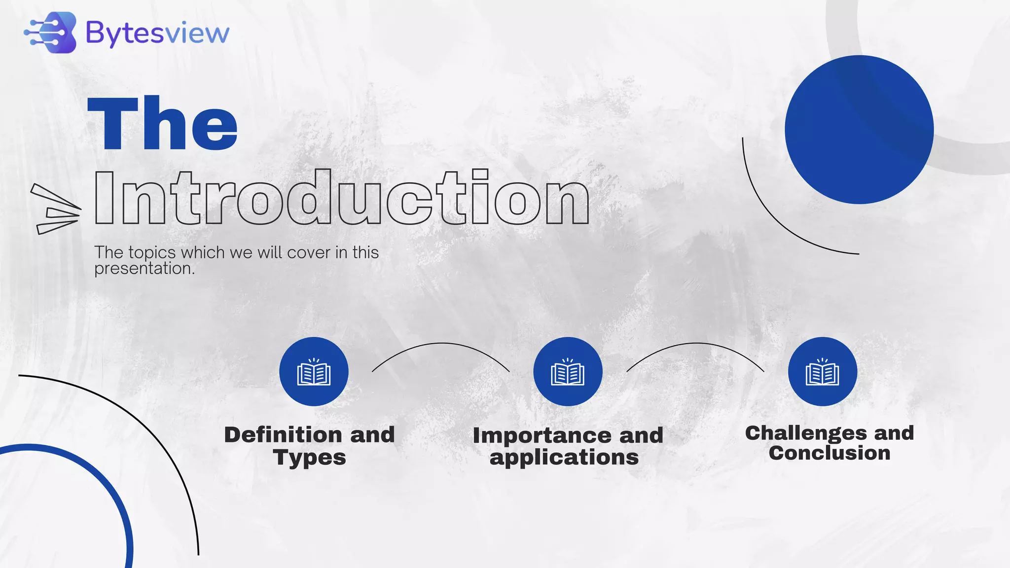 Definition and
Types
Importance and
applications
Challenges and
Conclusion
Introduction
The
The topics which we will cover in this
presentation.
 