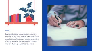 Text Analysis in Research | PDF
