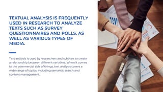 Text Analysis in Research | PDF