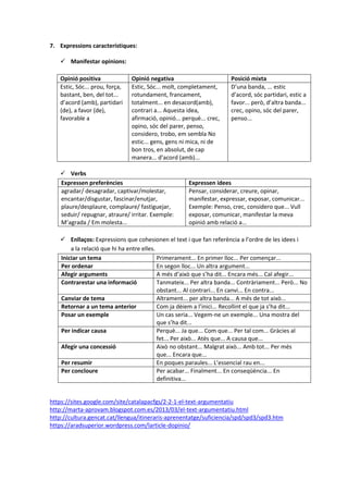 Text argumentatiu 2 | PDF