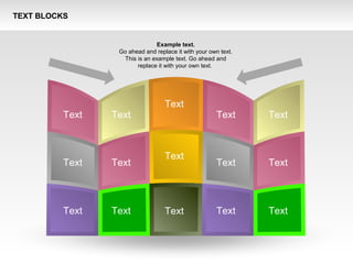 Text Blocks Shapes Collection | PPT