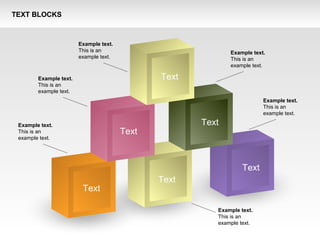 Text Blocks Shapes Collection | PPT