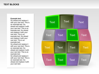 Text Blocks Shapes Collection | PPT