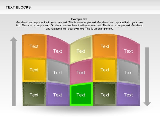 Text Blocks Shapes Collection