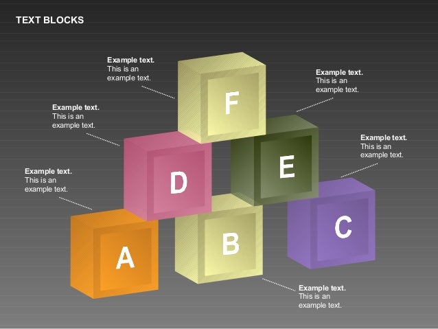 Text Blocks Shapes Collection