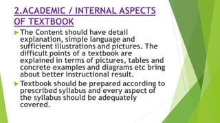 What is Textbook ? Features of a good Textbook | PDF